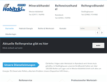 Tablet Screenshot of habitzki.de